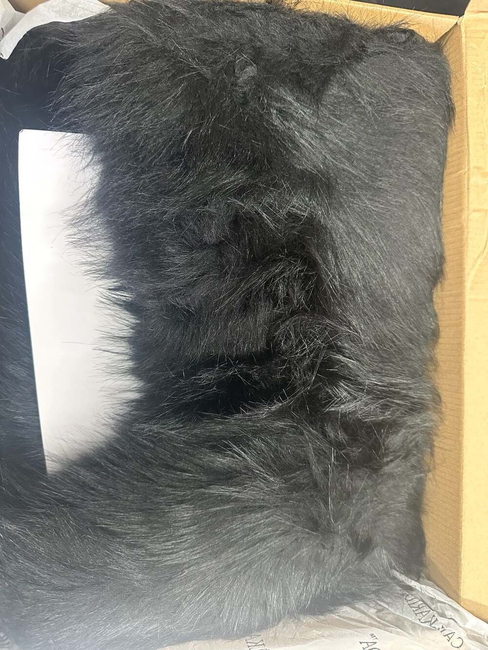 Carlkarida HM2001 Faux Fur Boots Size 9 Black